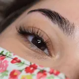 Classic lash extensions, one extension per natural lash
